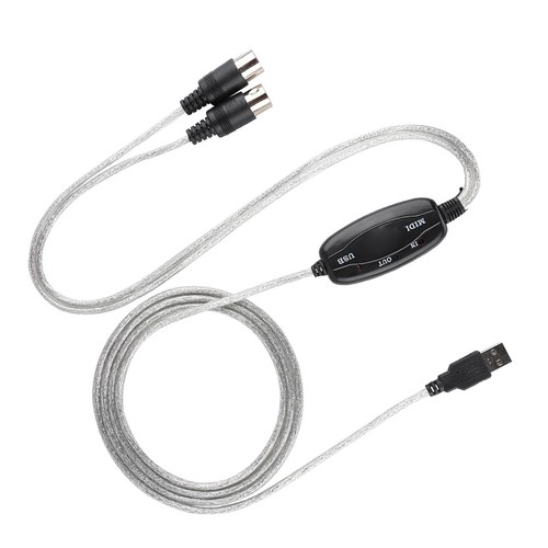 Convertidor de cable MIDI a USB Adaptador MIDI Interfaz Cable Teclado Edición de música FSK - Imagen 11 de 12