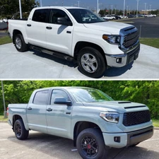 For 2007-2021 Toyota Tundra 6pcs Glossy Black Pillar Post Window Door Trim Cover