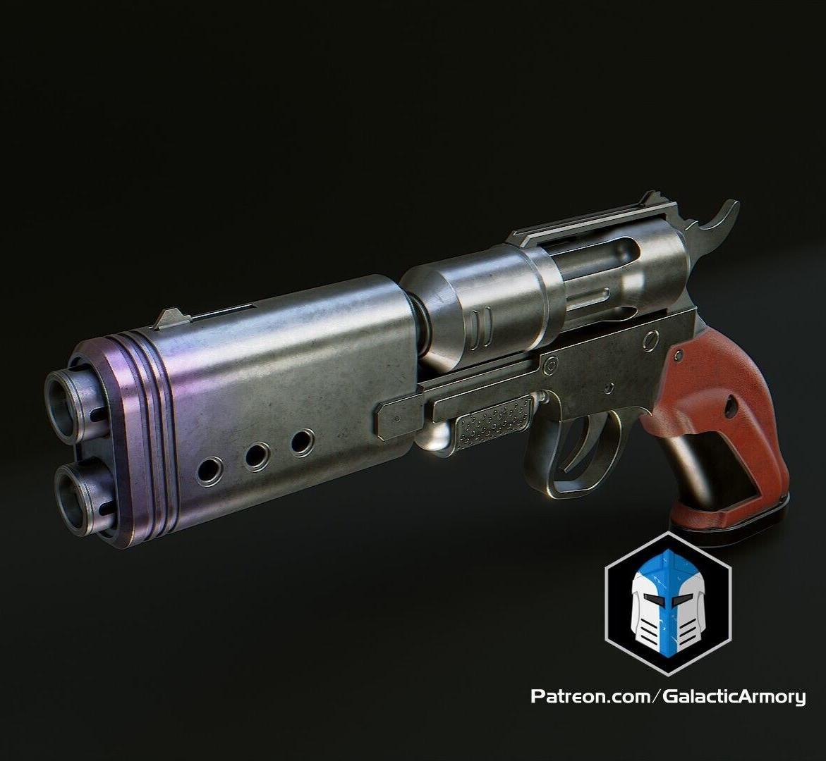 Custom 3D Printed Jedi Survivor Blaster - K3 Vindicator Replica Prop 1:1 Painted