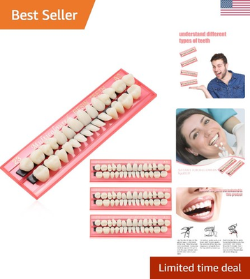 #ad 4 Sets Dental Repair Kit 112 Pieces A2 Color Synthetic Teeth for Creative Uses $17.09