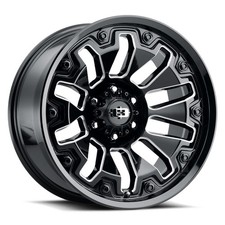 18x9 Vision 362 Armor 5x55x127 -12 Black Milled Black Insert Wheels Rims Set4 18x9 Vision 362 Armor 5x55x127 -12 Black Milled Black Insert Wheels Rims Set4