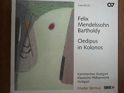 Mendelssohn Ödipus in Kolonos FRIEDER BERNIUS CD Carus 2009