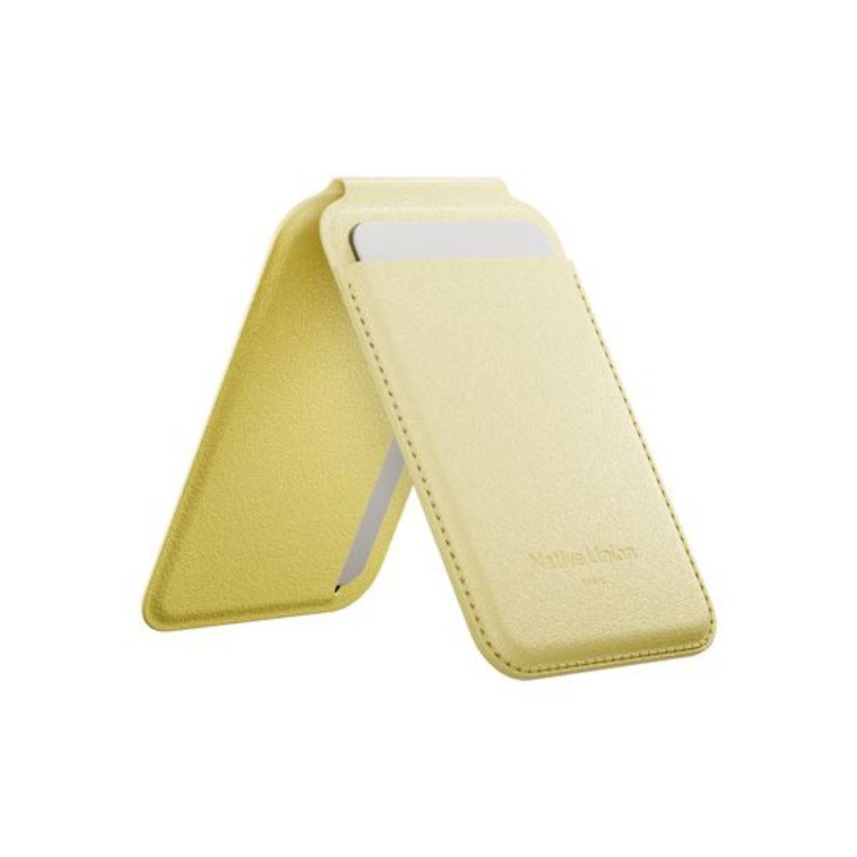 Porte-portefeuille magnétique Native Union jaune anti-démagnétisation mince