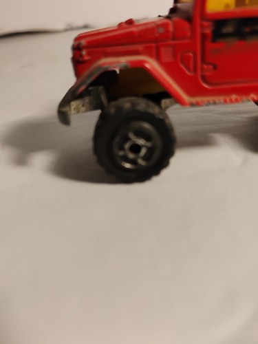Majorette Brand |  Red Toyota 4x4 #277  Rally Made In France  - Picture 16 of 23