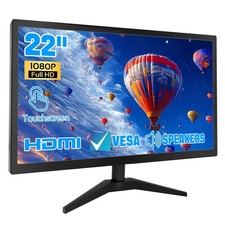 Ercgwop Monitor 22 Inch Fhd 1920X1080P Ips Pc Monitor 10-Point Touch Screen