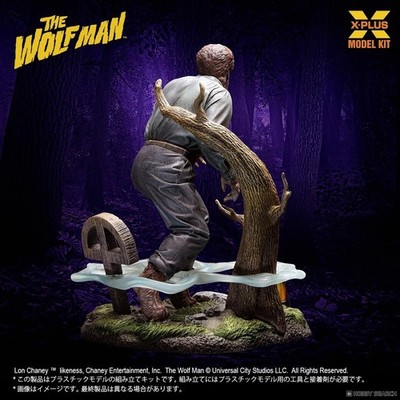 X-PLUS Lon Chaney Jr. The Wolf Man 1/8 Scale Plastic Model Kit