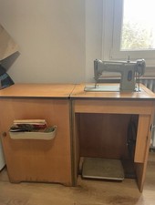 singer macchina da cucire antica 1962 Custodia In Legno Tutto Originale