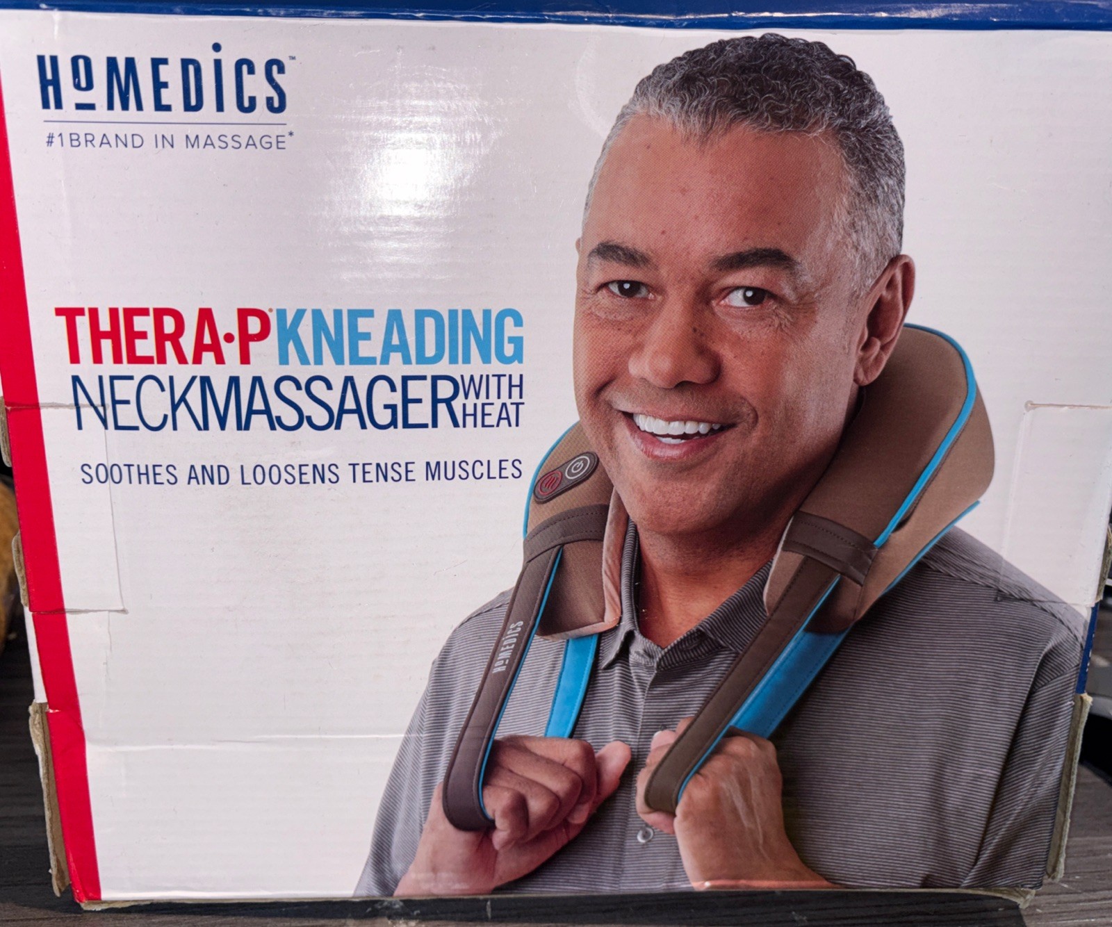 Homedics Thera-P Kneading Neck Massager + Heat Soothes & Loo