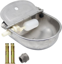Automatic Dog Feeder Trough Bowl Dispenser Waterer for Pet Dog Horse Cattle Goat