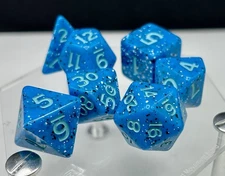 Sirius  Acererak's D&D :  Gold polyhedral dice Set D14