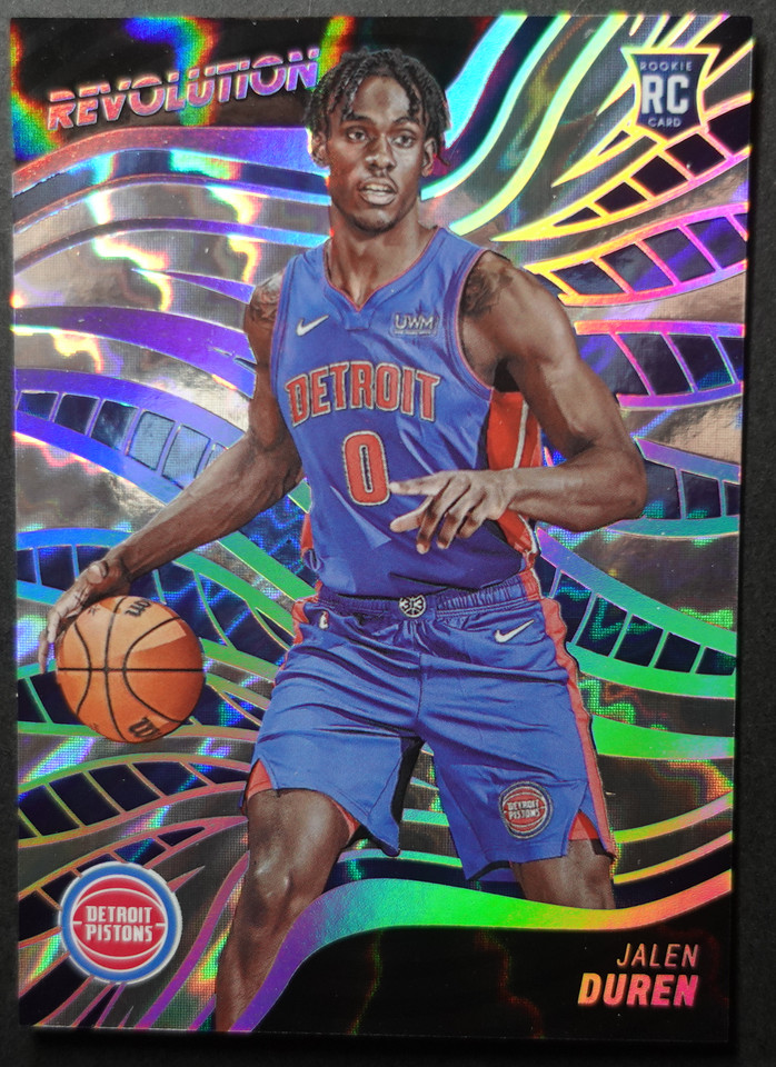 Jalen Duren 2022-23 Panini Revolution 04/75 Silver Asia RC Pistons #150