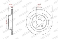 2X Ferodo Bremsscheibe BelüFtet Ø300Mm FüR Mini Mini Clubman F54 F60