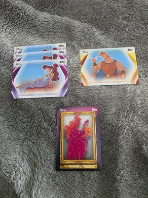Disney Neon Topps Hercules  #133 #131 #ff-9