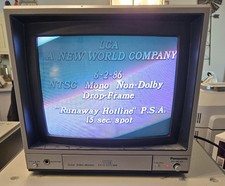 Monitor de video CRT a color Panasonic CT-110MA 10" retro para juegos portátil vintage
