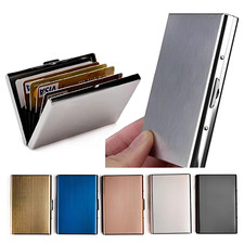 1pc RFID Blocking Aluminum Slim Card Holder Wallet Minimalist Cardholder Case