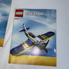 Lego Creator 3 In 1 Aviation Adventure - 31011 AS IS With All 3 Manuals