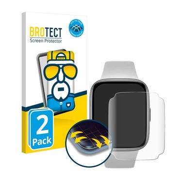 Full-Cover Schutz Folie für Xiaomi Redmi Watch 3 Active 3D Curved Edge 2x