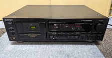 SONY TC-K222ESG Stereo Cassette Deck w/ Manual Maintained Tested Japan MG01 7.5