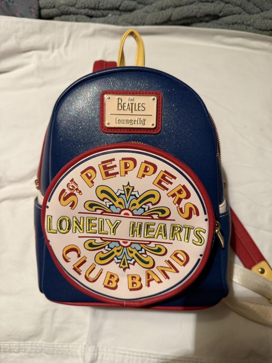 Loungefly The Beatles Sgt. Pepper Applique Glitter Backpack  display picture 2