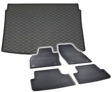 Fußmatten Kofferraumwanne für Seat Arona 2017- im Set Gummi Matten