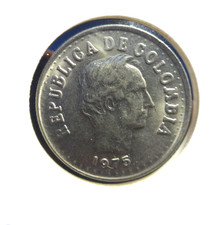 Columbia 1975  20 Centavos  UNC