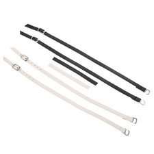 2 Pairs of Imitation Women High Heel Straps Adjustable Shoe Thin Ankle