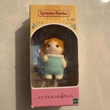 Sylvanian Families Maple Cat Baby Doll Toy Unopened Condition for Ages 14 