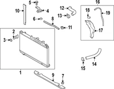 Genuine Subaru Radiator Assembly 45111VC000