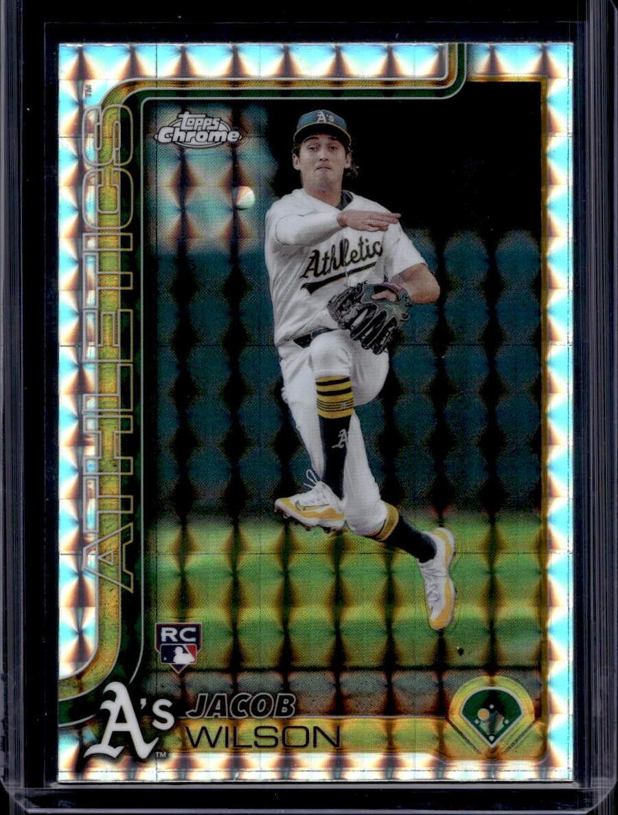 2025 Topps Chrome Geometric Refractor Jacob Wilson #96