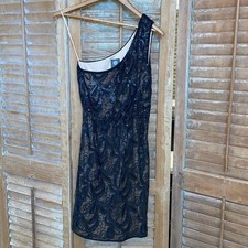 Vince Camuto One Shoulder Sequin Dress Size 2