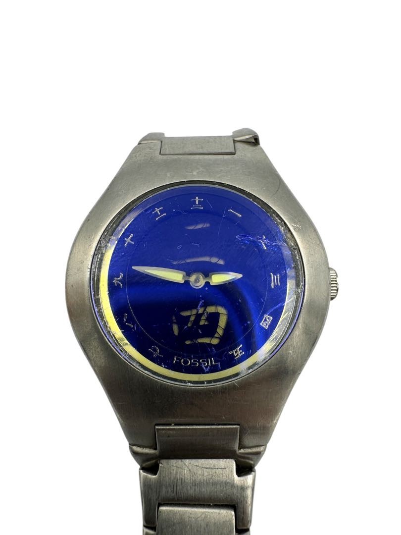 Fossil Big Tic Jr-7977 Analog Quartz Women Han Digital