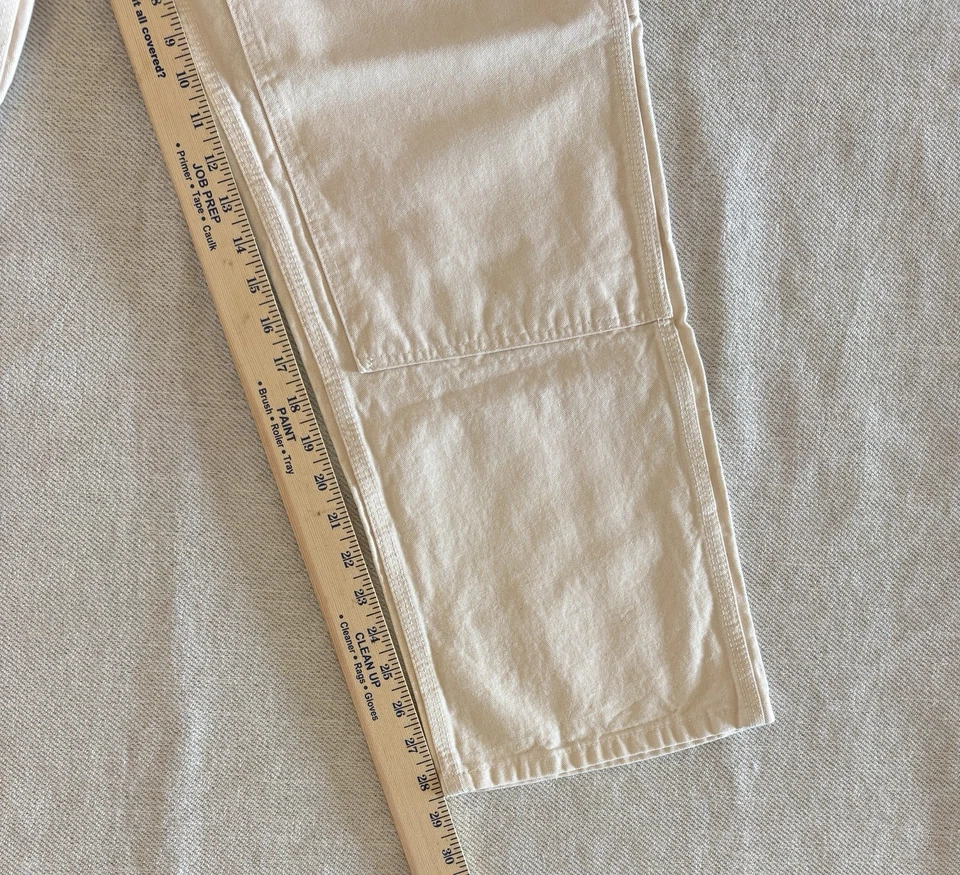 Pantalones de Carpintero De Colección Stan Ray Doble Rodilla Talla 34"W Ropa de Trabajo Pintor Hechos en EE. UU. Foto 3 de 4