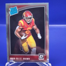 2021 Panini Chronicles Draft Picks Amon-Ra St. Brown #224 USC Trojans
