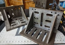 Machinist Webbed Slotted Angle Plate 12"x8"x9"