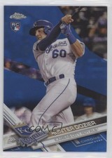 2017 Topps Chrome Blue Wave Refractor 62/75 Hunter Dozier #101 3y0
