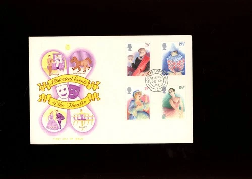 1982 Theatre Stuart FDC with House of Lords CDS.