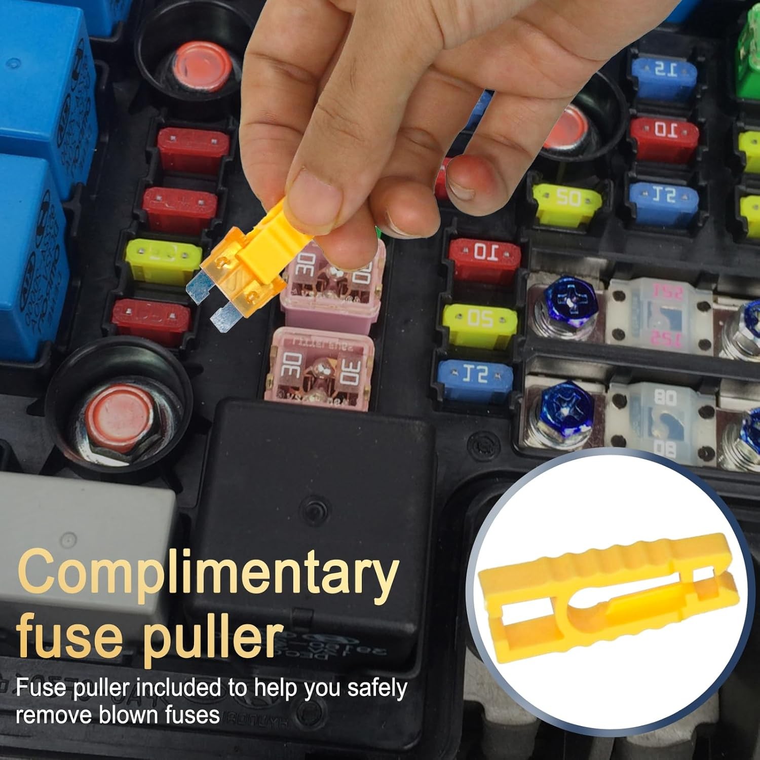 1332 Pcs Car Fuse Assortment Kit, 680PCS Mini Blade Fuses + 520 Standard Automot