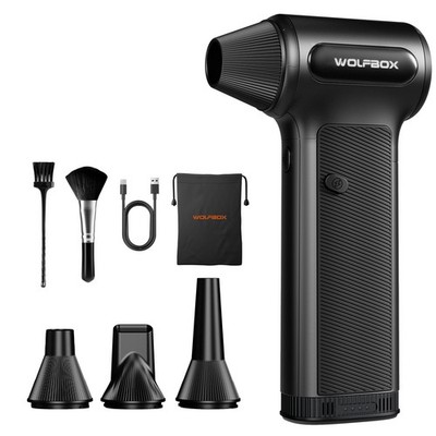 WOLFBOX DF200 Electric Air Duster Blower, 3-Gang Einstellbare Gebläse mit Akku
