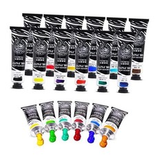 Artist Oil Paint,18 Vibrant Colors with Great Lastfastness, 18 artist colors
