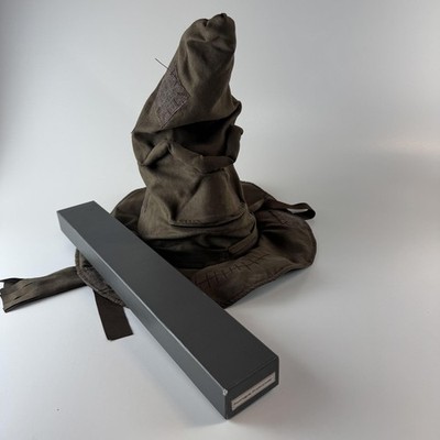 Harry Potter Hat Wizard Cosplay Sorting Hat with Dumbledore Elder Wand Mens