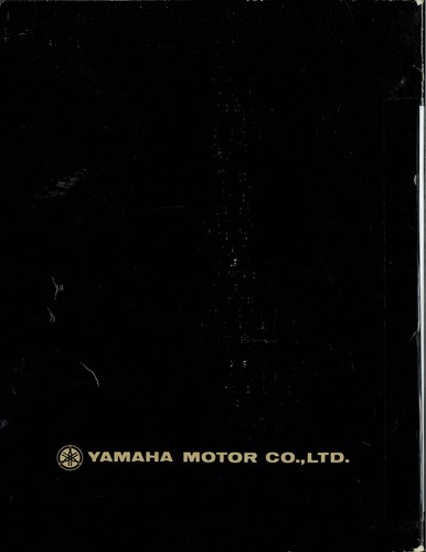 Yamaha Service Manual XS850G/SG models 1980 - Picture 2 of 6