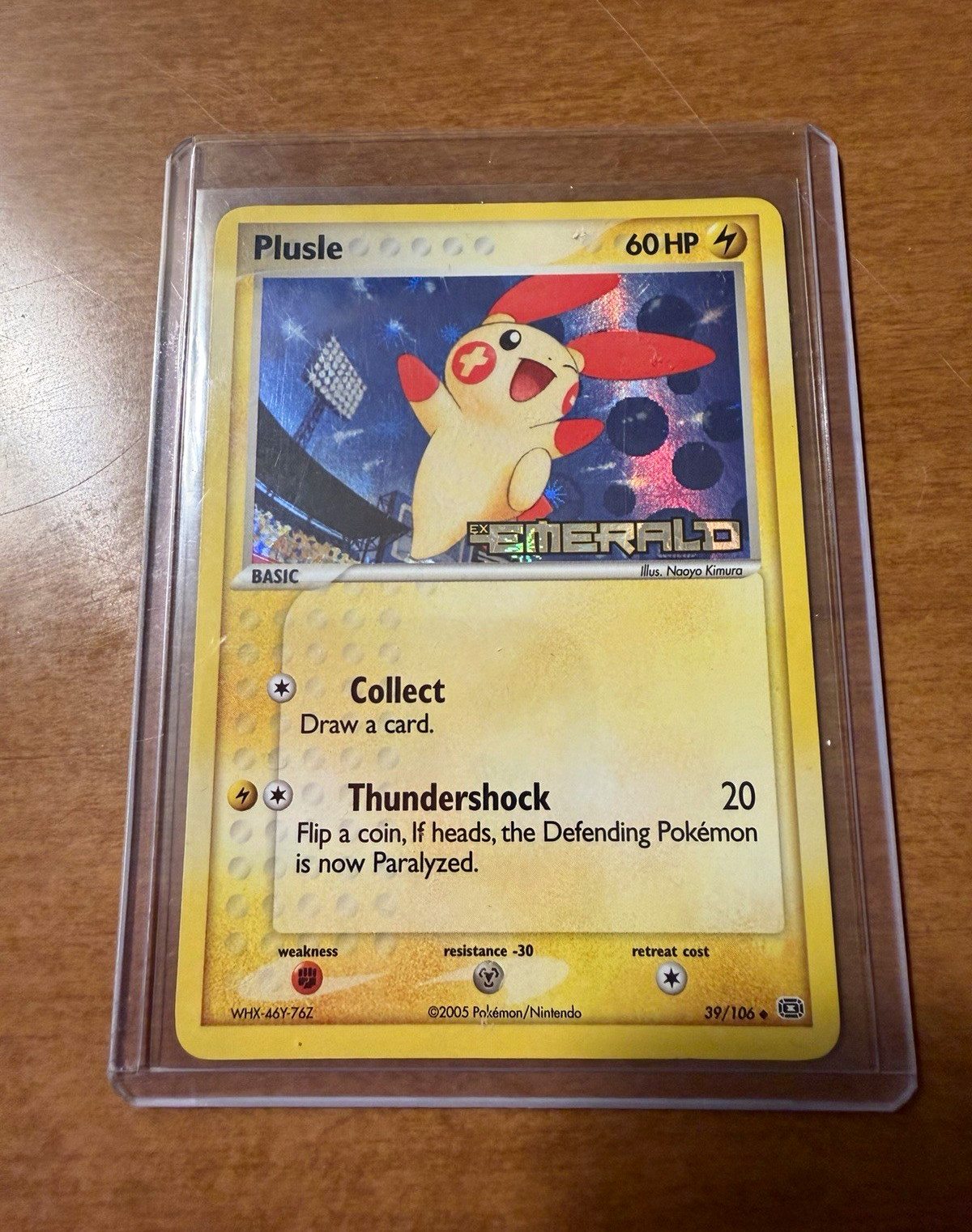 Plusle 39/106 EX Emerald Regular 2005 Basic Pokemon TCG English