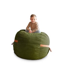 Big Joe Fuf 4Ft Foam Filled Bean Bag Chair with Removable Cover,