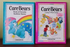 Vtg Care Bears "Caring is What Counts" & "Favorite Bedtime Stories HC Parker Bro