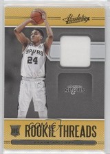 2020-21 Panini Absolute Memorabilia Rookie Threads Level 1 Devin Vassell 12e1