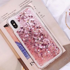 Quicksand Liquid Glitter Case For Various Phone Bling Cover Back Hot Women Girls
