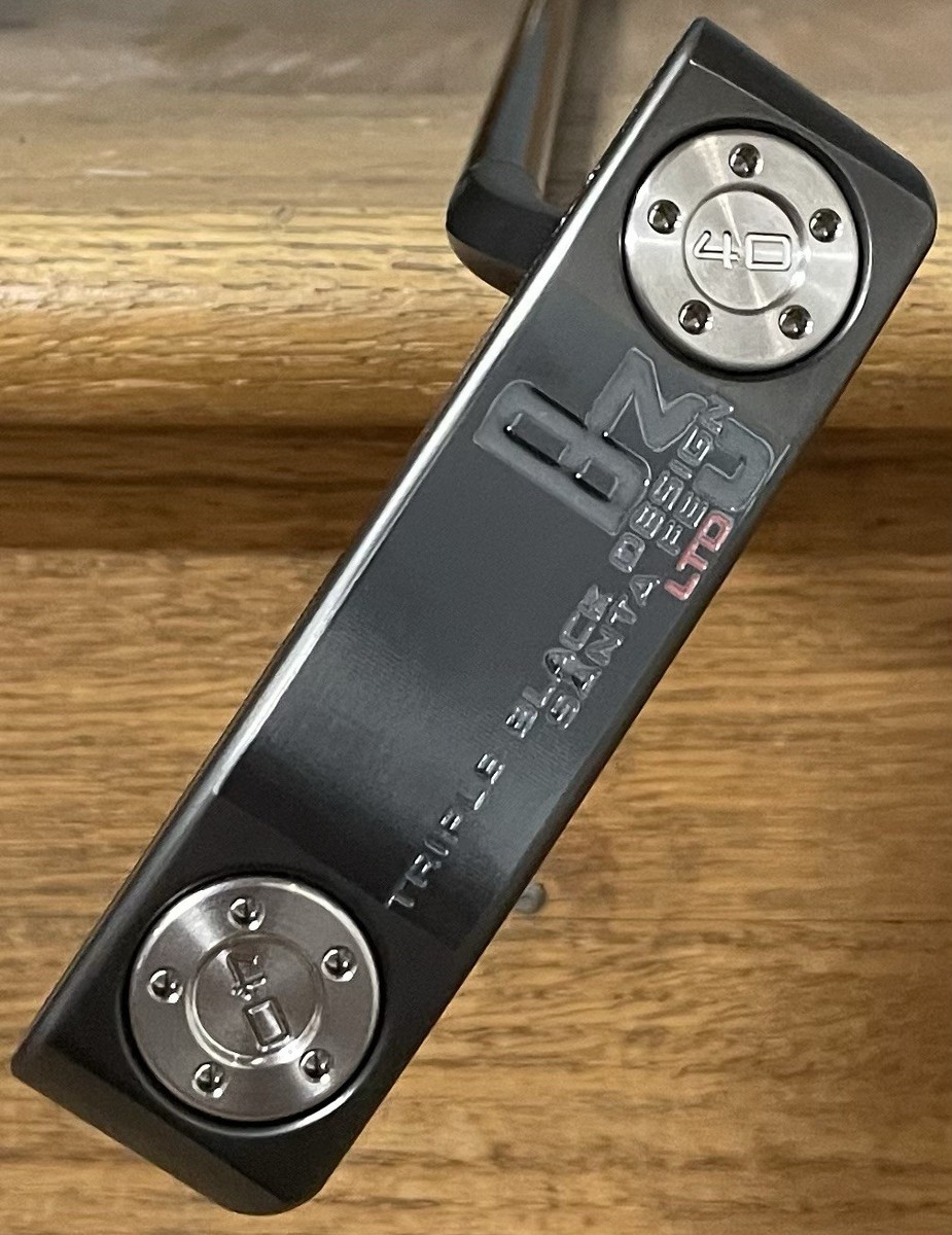 Scotty Cameron B3 Triple Black LTD Santa Fe Putter W/ HC - Brand