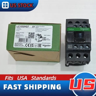 LC1D32B7 - CONTACTOR 10HP 220V 20HP 440V 32A 24V