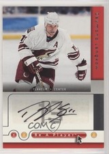 2005-06 Upper Deck Be a Player SP Signatures Daymond Langkow #LW Auto 0v1