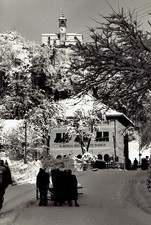 COMEGLIANS (Udine). CARNIA. Albergo RABER. NEVE. RISTORANTE. Vg. c/fr. 1953.